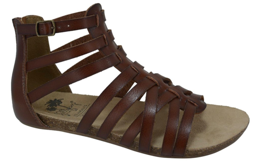 womens brown gladior sandal