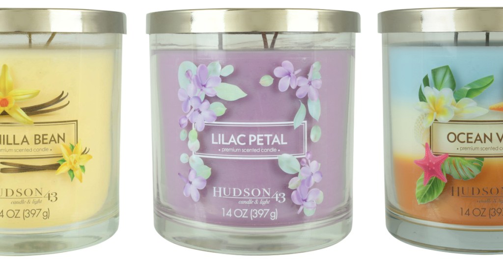 Joann Hudson 43 Candle in lilac petal, vanilla bean, and ocean view