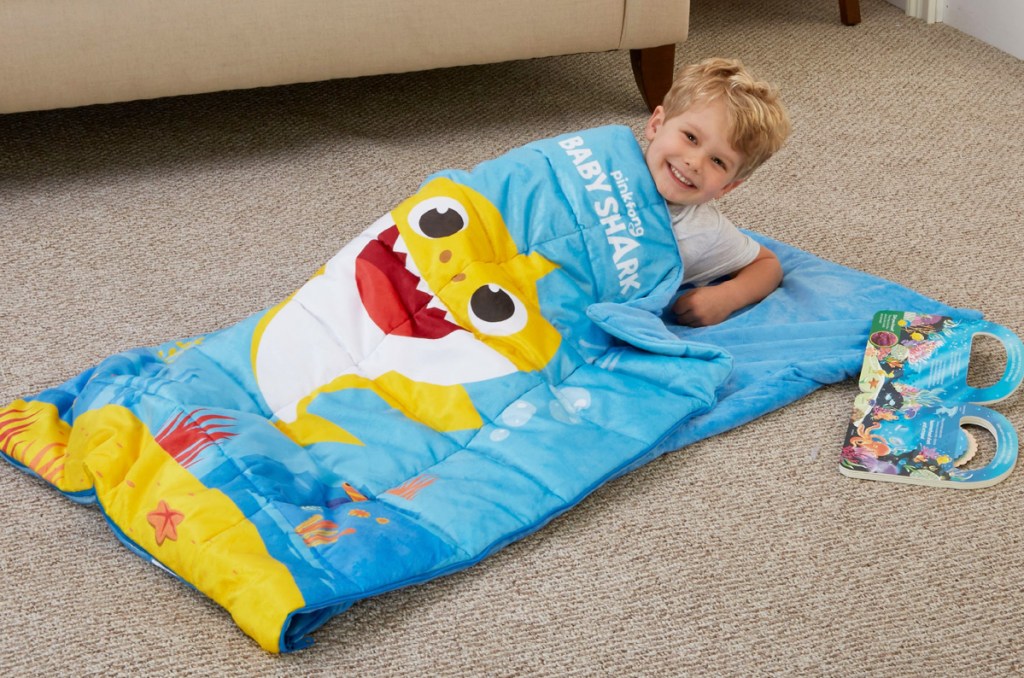 Kids Character Weighted Blanket Sleeping Bags Only 19.88 on Walmart