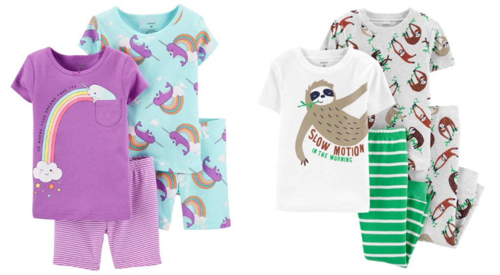Carter’s 4Piece Pajama Sets from 12.96 Shipped on Kohl's (Regularly 36)