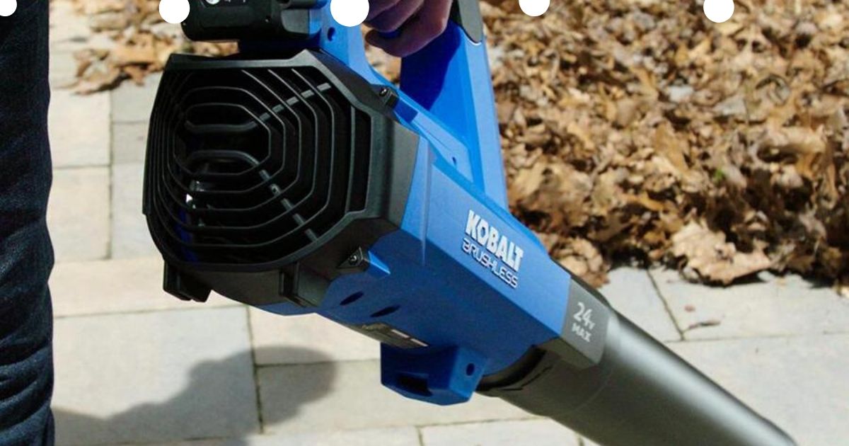 Kobalt Cordless Leaf Blower Trimmer Set Just 129 Shipped On Lowes Com Regularly 199 Includes Battery Charger Hip2save
