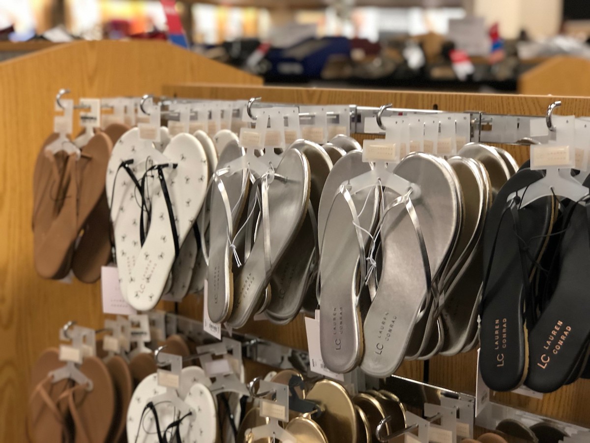 sandals at kohl's department store
