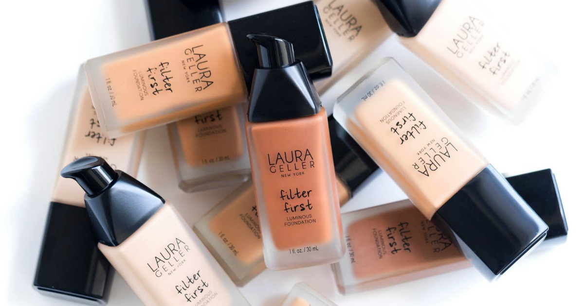 Up To 80 Off Laura Geller Cosmetics Gift Sets Hip2Save   Laura Geller Filter First Foundation 