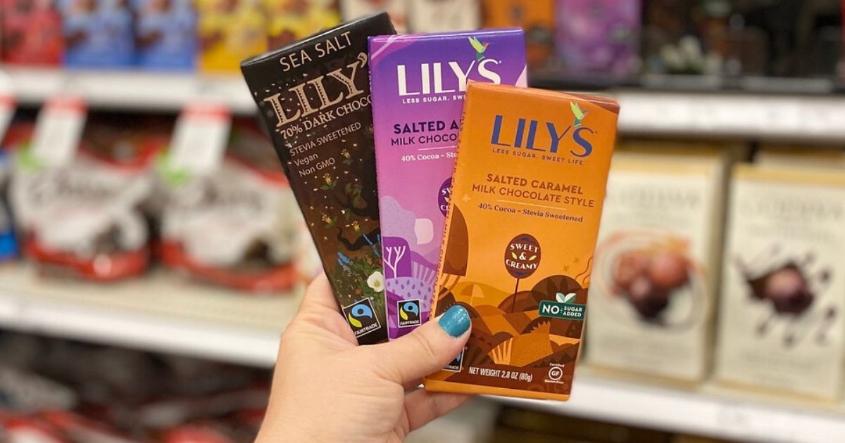 75¢/1 Lily's Chocolate Coupon Available to Print