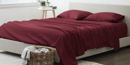 70% Off Linens & Hutch 4-Piece Solid Sheet Sets + Free Shipping