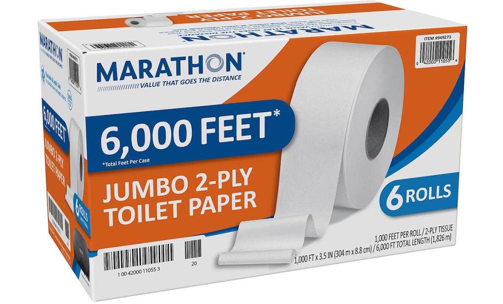 Marathon Jumbo Roll Toilet Paper box