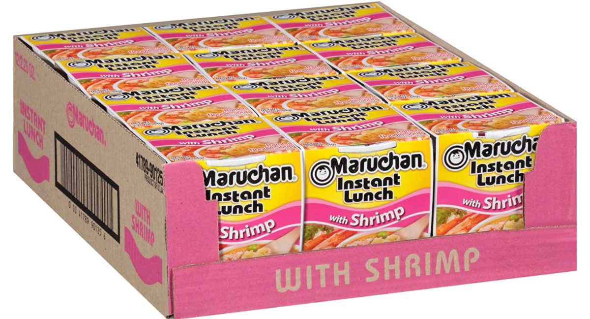 Maruchan Instant Lunch Cups of Noodles shrimp flavor