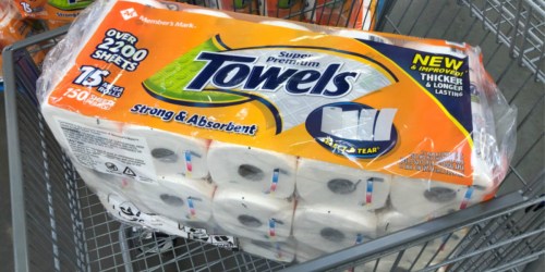 Paper Towels & Toilet Paper In-Stock NOW on Sam’s Club