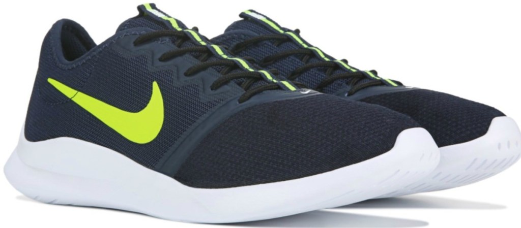 men's nike navy and green shoes
