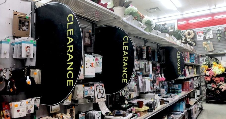 store aisle at Michael's store