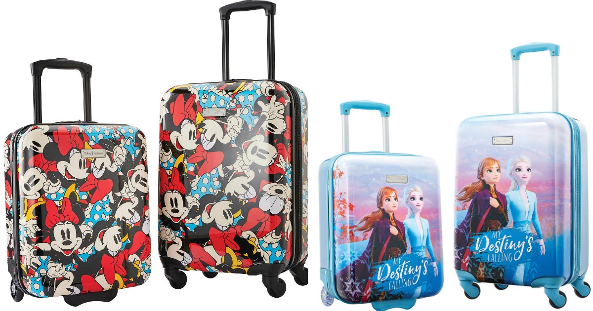 minnie mouse luggage set costco