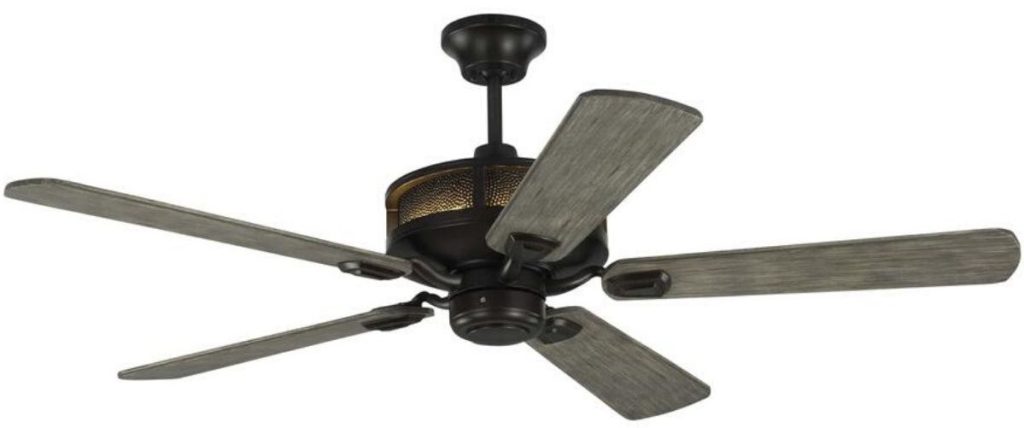 pewter ceiling fan
