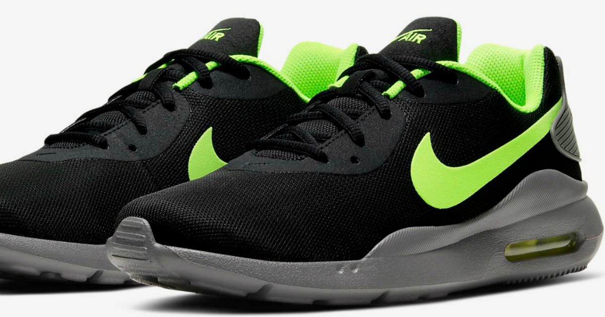 nike shoes with green swoosh