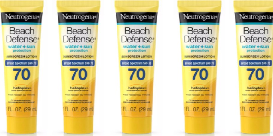 Neutrogena 1oz Beach Defense Sunscreen Lotion Only 29¢ on Target.com