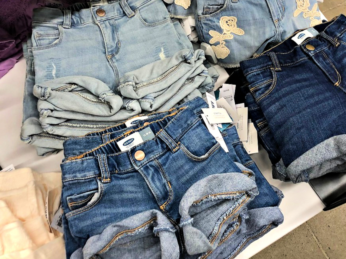 old navy denim shorts women