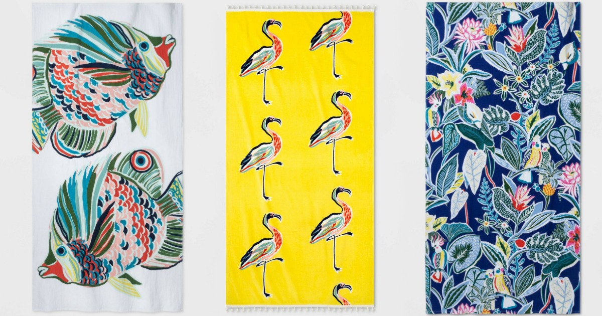 Up To 50 Off Beach Towels On Target Com Hip2Save   Opalhouse XL Beach Towels 