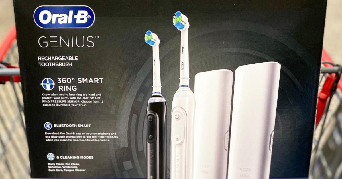 OralB Genius Rechargeable Toothbrush 2Pack Only 84.99