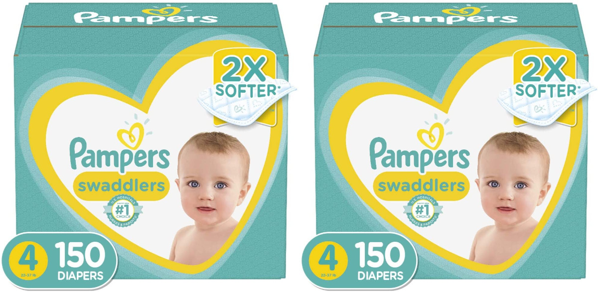 pampers swaddlers size 4 150