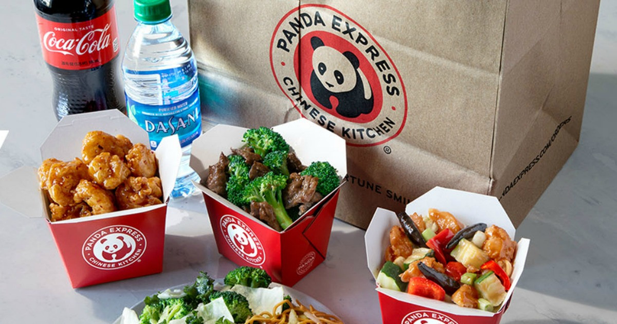 various Panda Express family meals