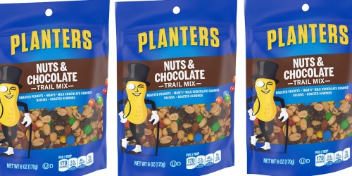 Planters Nuts & Chocolate Trail Mix Only $2.76 Shipped on Amazon