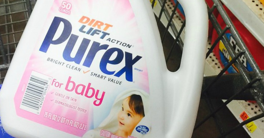 Purex baby detergent bottle