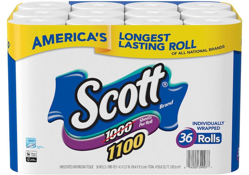package of Scott Toilet Paper