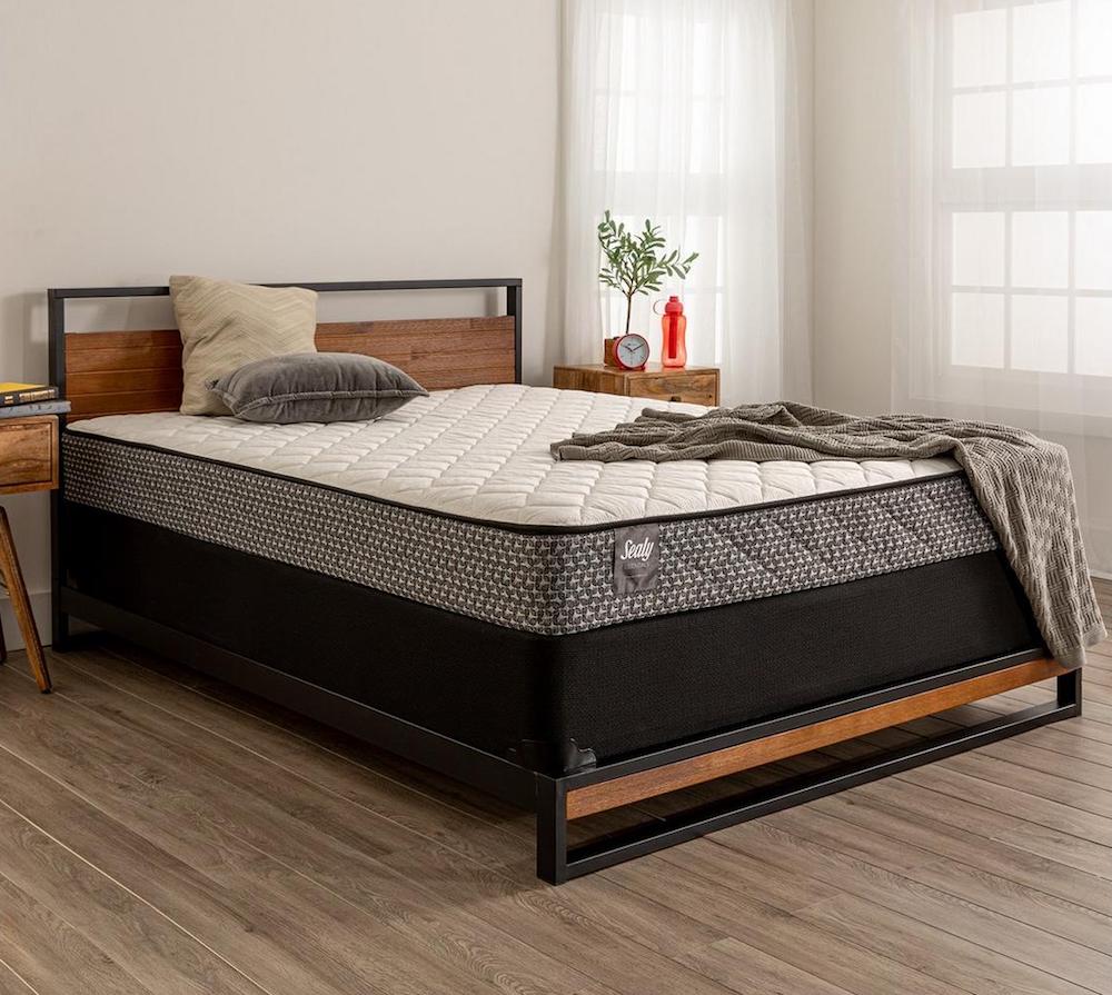 Sealy Maplewood Mattress shown in a bedroom