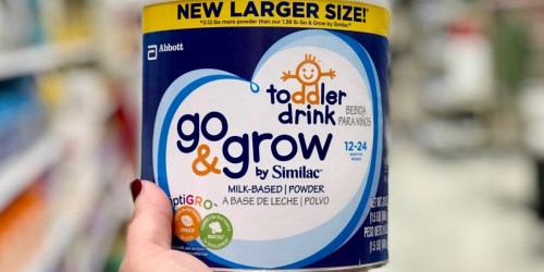 50% Off Similac Go & Grow Drink Powders at Target | In-Store & Online