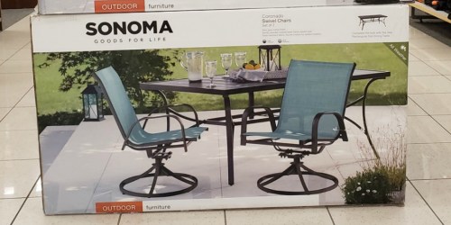 SONOMA Goods for Life Swivel Chair Set as Low as $118.99 Shipped (Regularly $330)