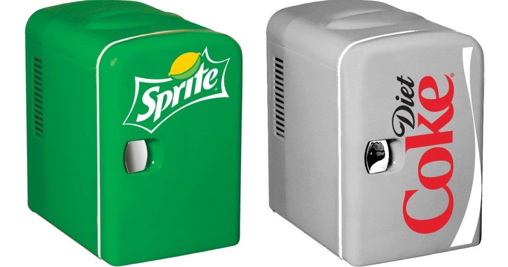 two mini fridges