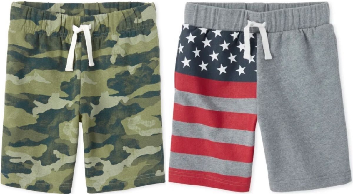 two pairs of jogger shorts