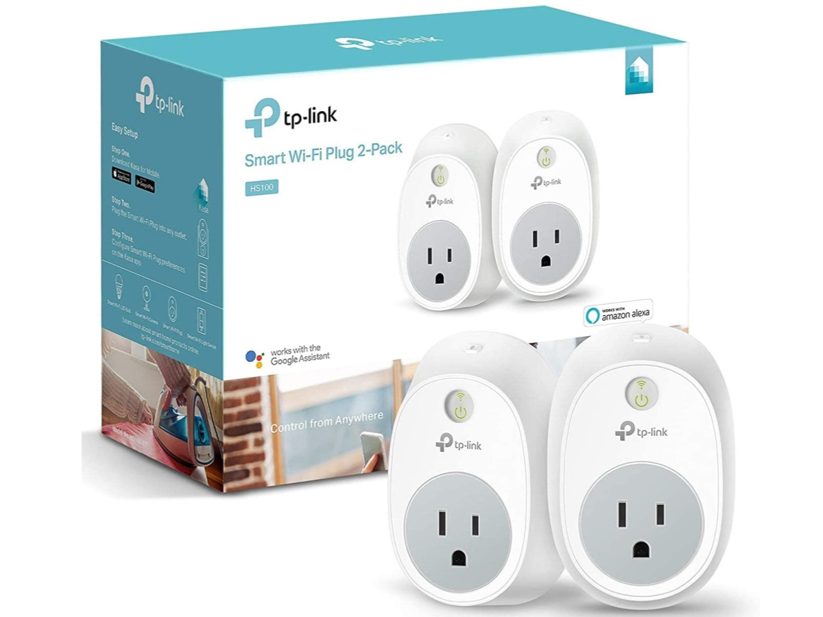 tp-link smart wifi plug 2pack plugs and box