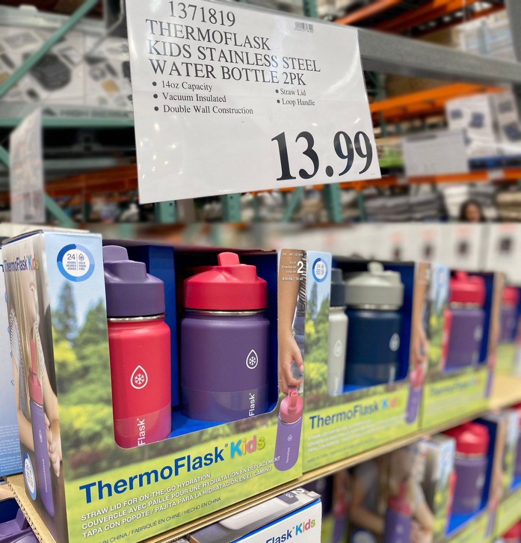 Thermoflask 16 oz. stainless steel water bottle 2-pack @ Costco in-store  only = $13.99