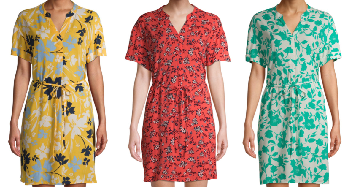 These Time and Tru Women's Shirtdresses ...