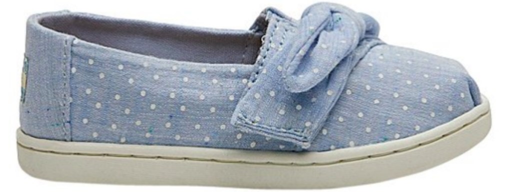 Toms girls shoes in polka dots