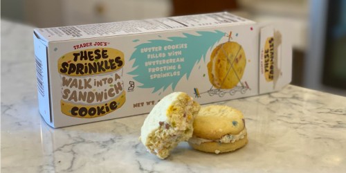 These Trader Joe’s Sprinkles Sandwich Cookies Are Only $2.99 & Like Mini Birthday Cake Treats