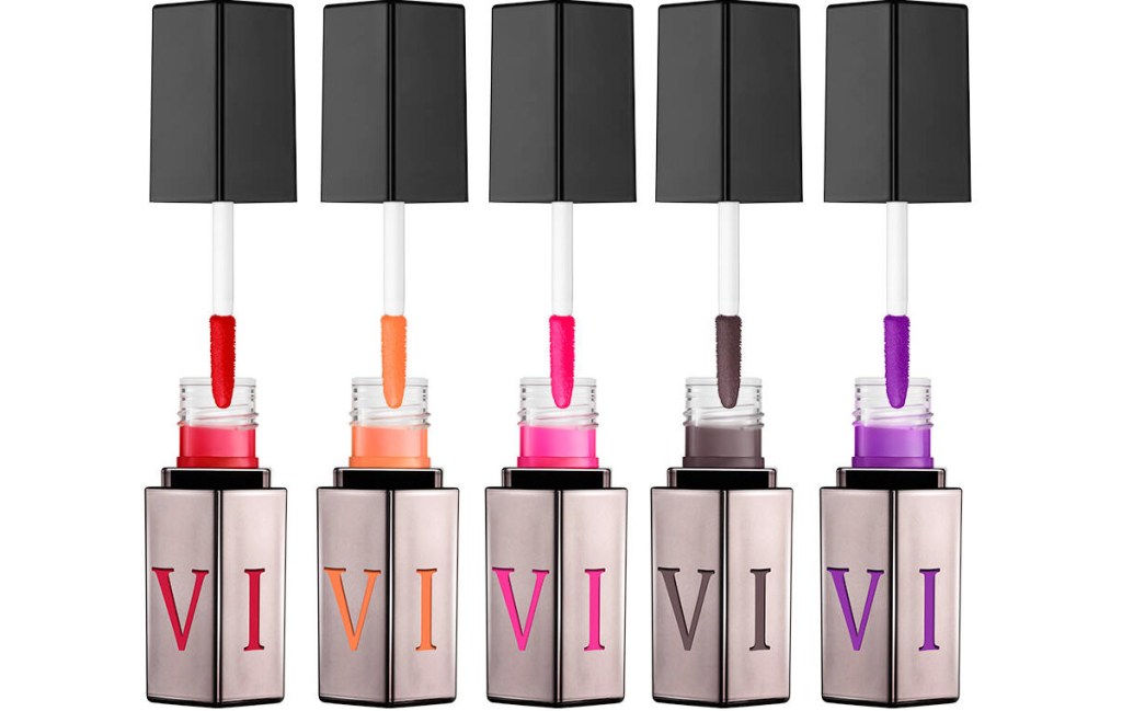 five colors of urban decay vice lip glosses