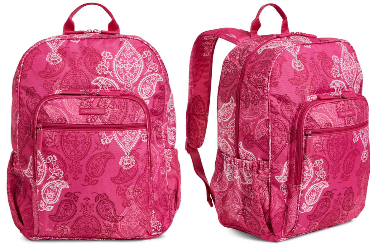 hot pink vera bradley backpack