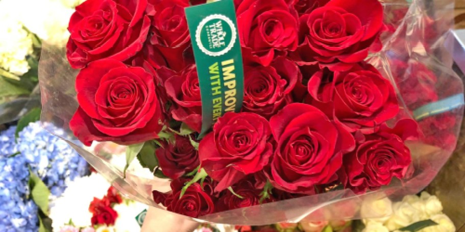 2 Dozen Roses Just $29.99 at Whole Foods for Prime Members