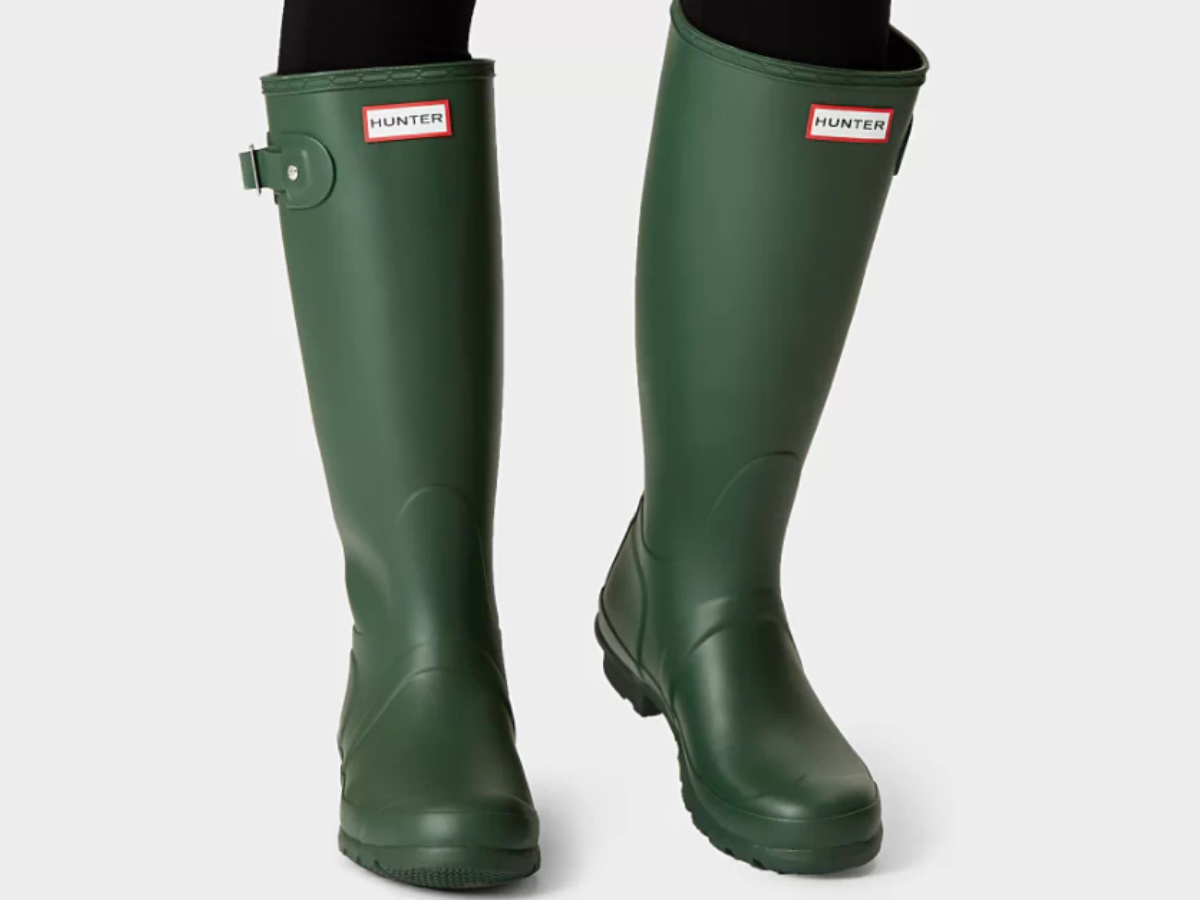 hunter green boots amazon