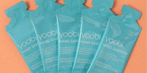 Yoobi Hand Sanitizer 50-Count Box Only $14.99 (Great for Your Purse, Car & More)