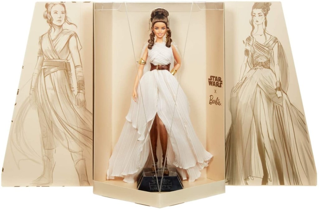 Barbie Star Wars Rey doll in packaging 