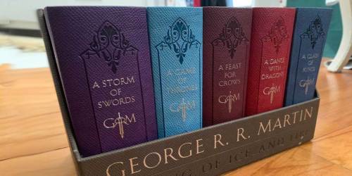 Game of Thrones Leather Books Boxed Set Only $30.99 on Walmart.com (Regularly $65)