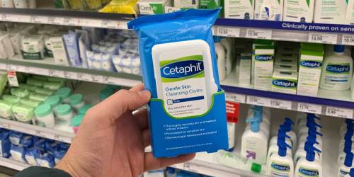 Cetaphil Cleansing Wipes Only 99¢ Each After Target Gift Card & Cash Back