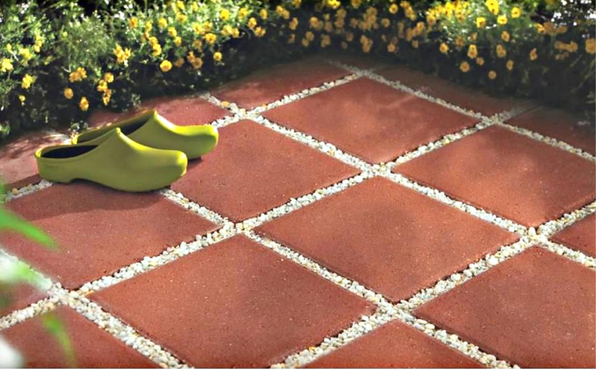 Square Concrete Patio Stones Only $1 on 