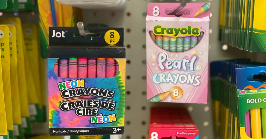 Crayola Crayons 8-Count Packs Only $1 at Dollar Tree | Pearl, Metallic