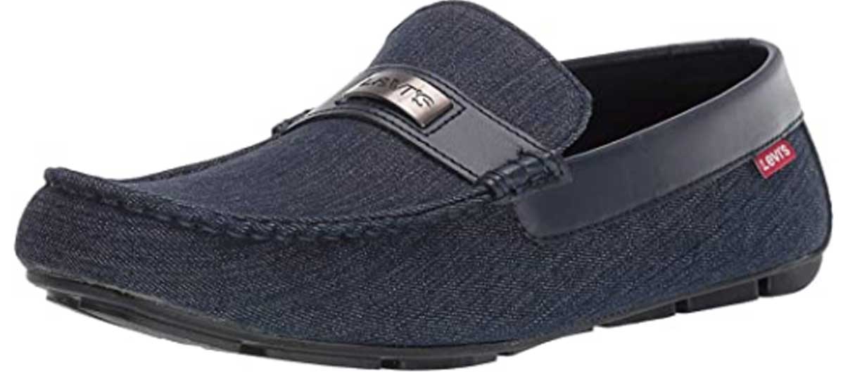 levis denim loafers