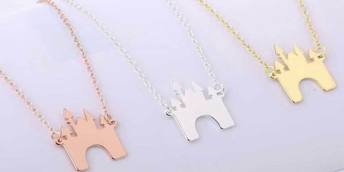 Disney-Inspired Castle Necklace Only $3.99 Shipped