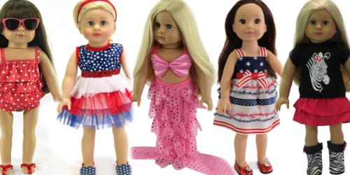 18″ Doll Outfits & Accessories Only $7.99 on Zulily