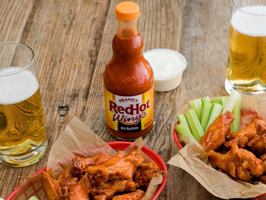 Frank’s RedHot Hot Buffalo Wings Sauce 2-Pack Just $4.78 on Amazon (Reg. $8)